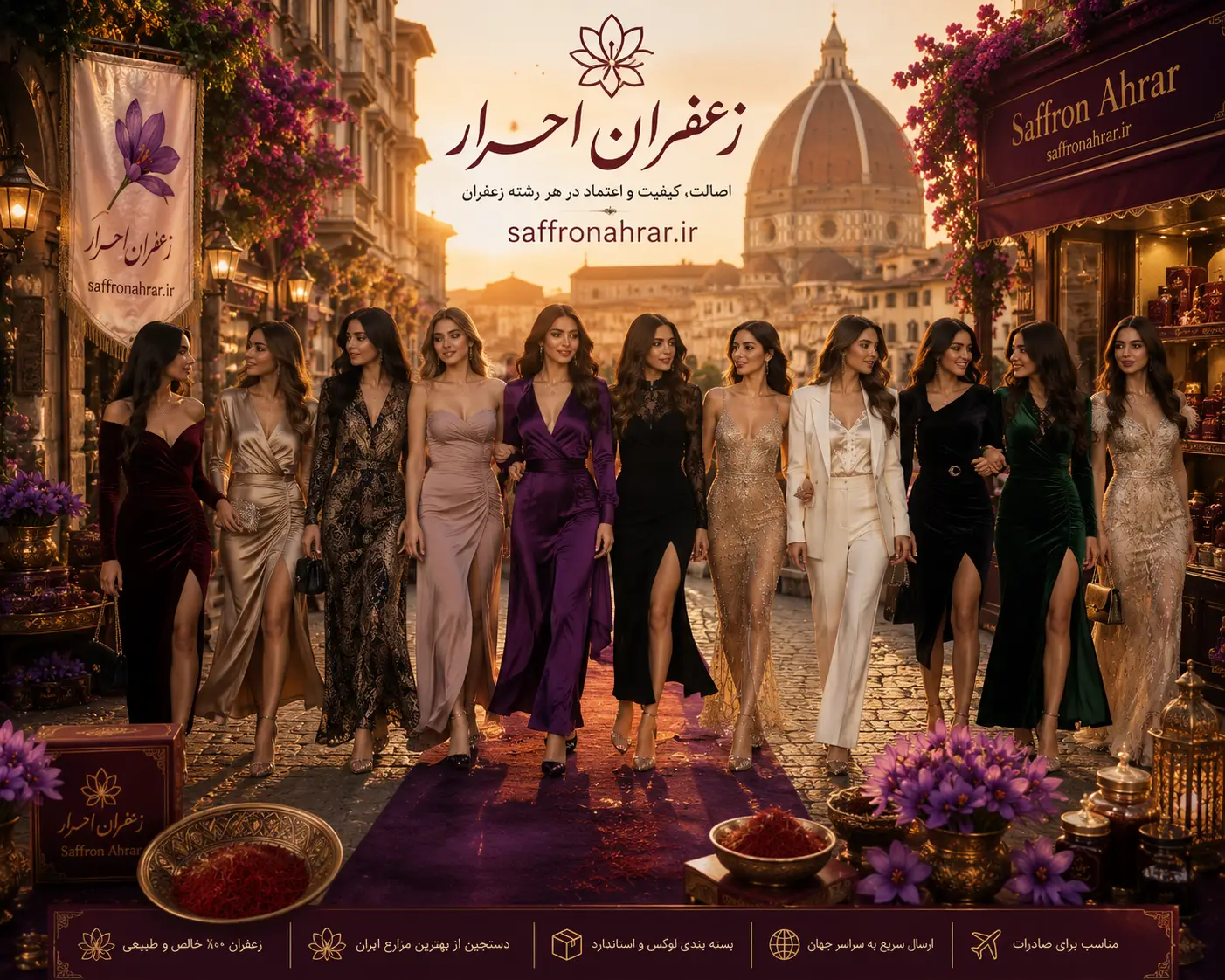 عکس دلنوشته: گاهی یک محصول، تنها یک ماده - احرار زعفران